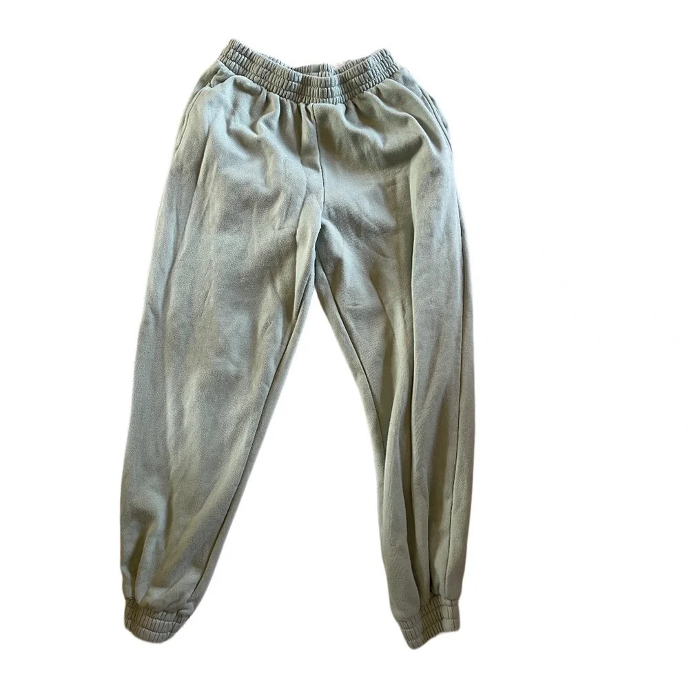 Cisono Vtg Sage Green Joggers Sweatpants Women’s Sz M